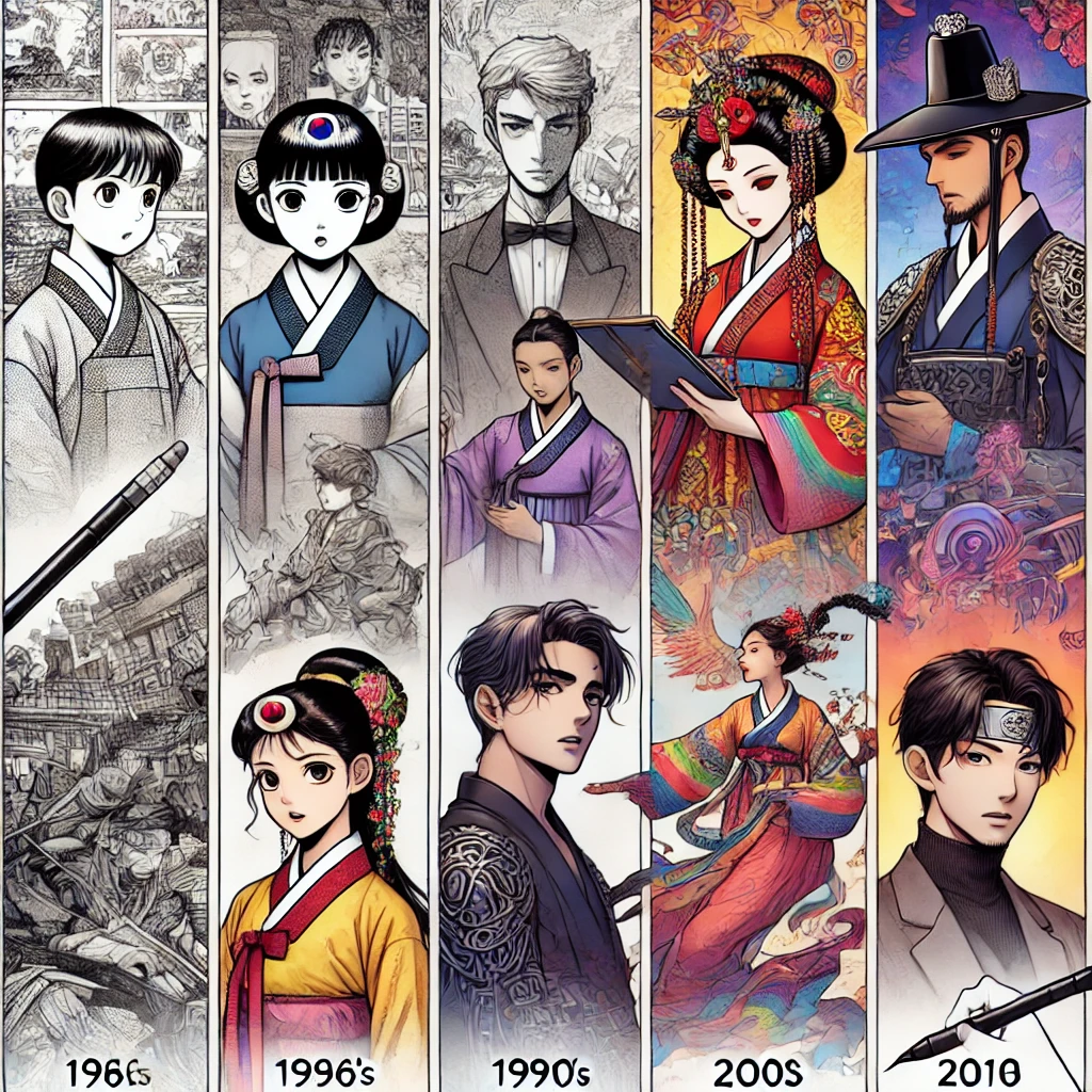 manhwa art evolution